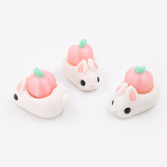 Bunny Wagashi Clicker – kawaii fidget clicker 3D print